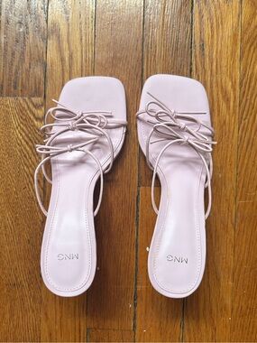 mango bow heels